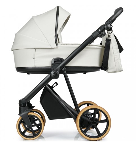 Roan IVI 2.0 Vintage - wózek wielofunkcyjny, zestaw 2w1 z opcją 3w1 i 4w1 | Marzipan